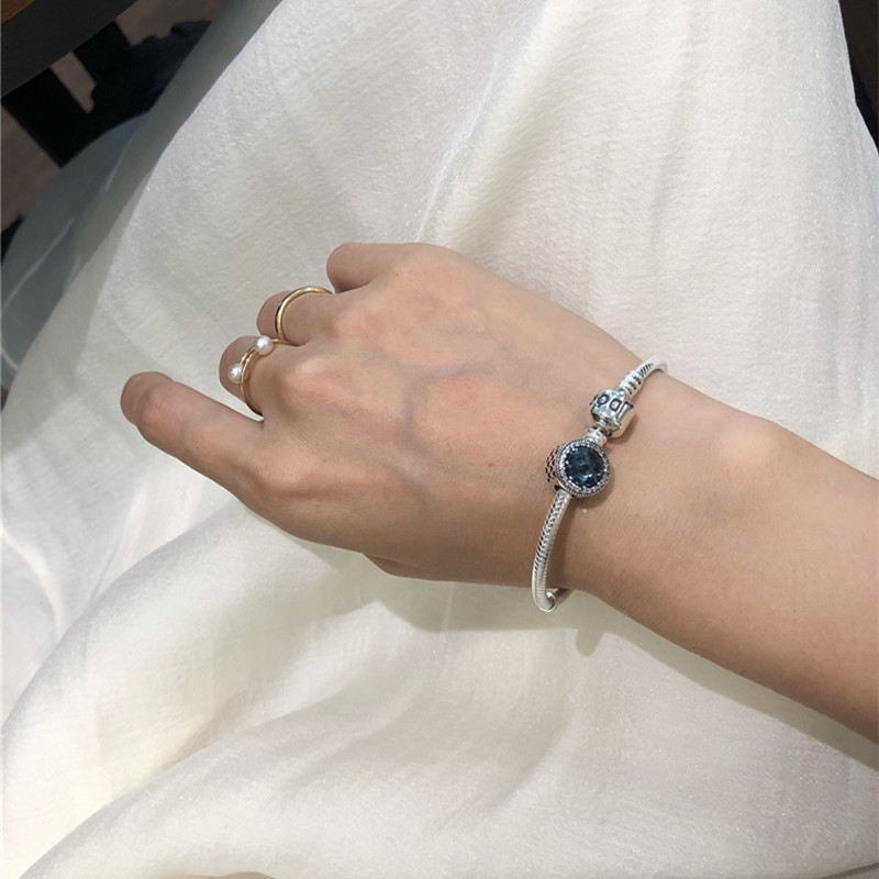 pandora潘多拉海洋之心手链情侣女zt0095圣诞生日情人节礼物女生