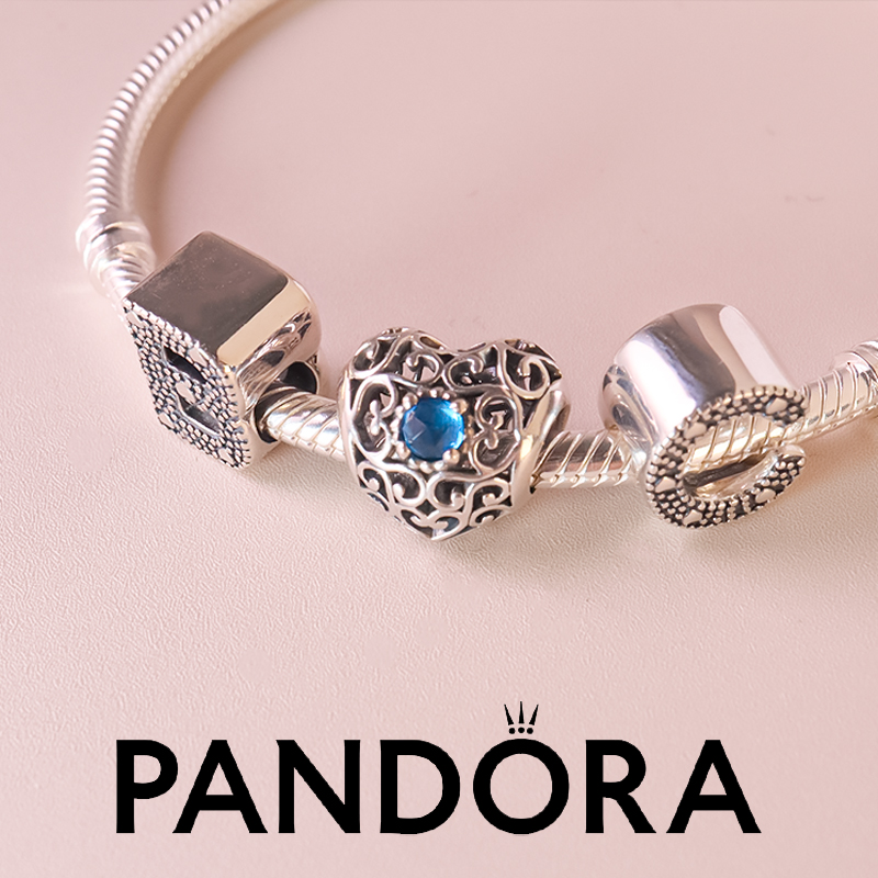 pandora潘多拉生日石生辰石镂空散串珠子12个月份791784生日礼物