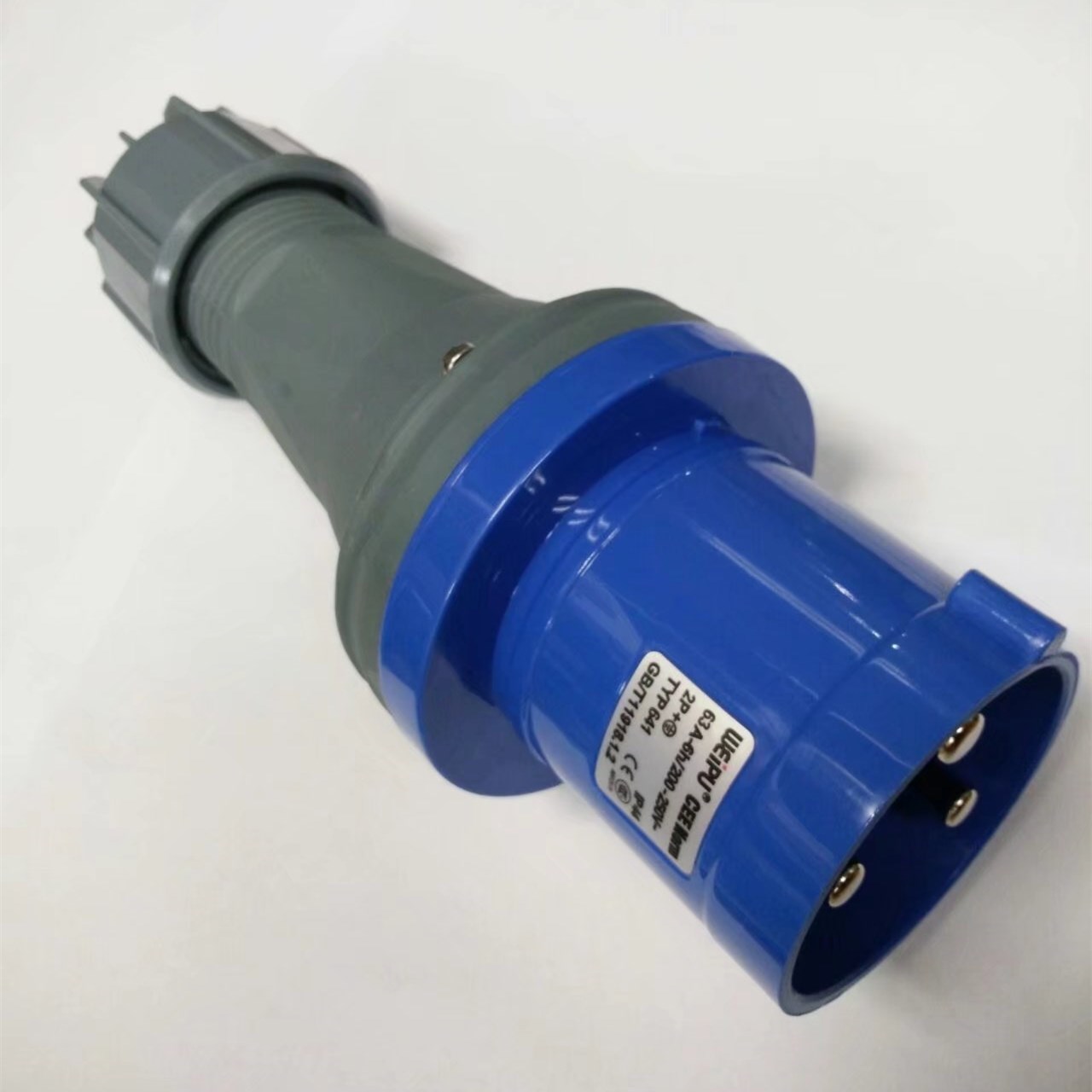 正品WEIPU威浦工业插头 连接器 航空插TYP641（63A3芯）IP44