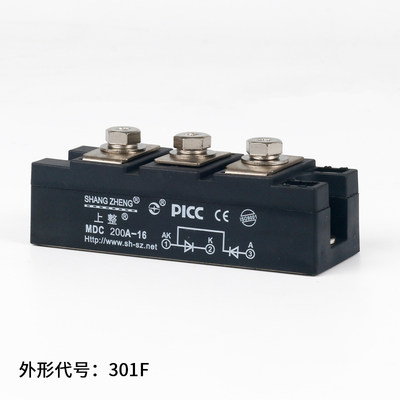 ShangZheng整流管模块MDC 200A-16上整整流器MDC200A1600V