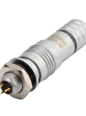 XS6-3芯 开孔6mm 推拉式 航空插头MINSOO XS6-3P 连接器 XS6K3P