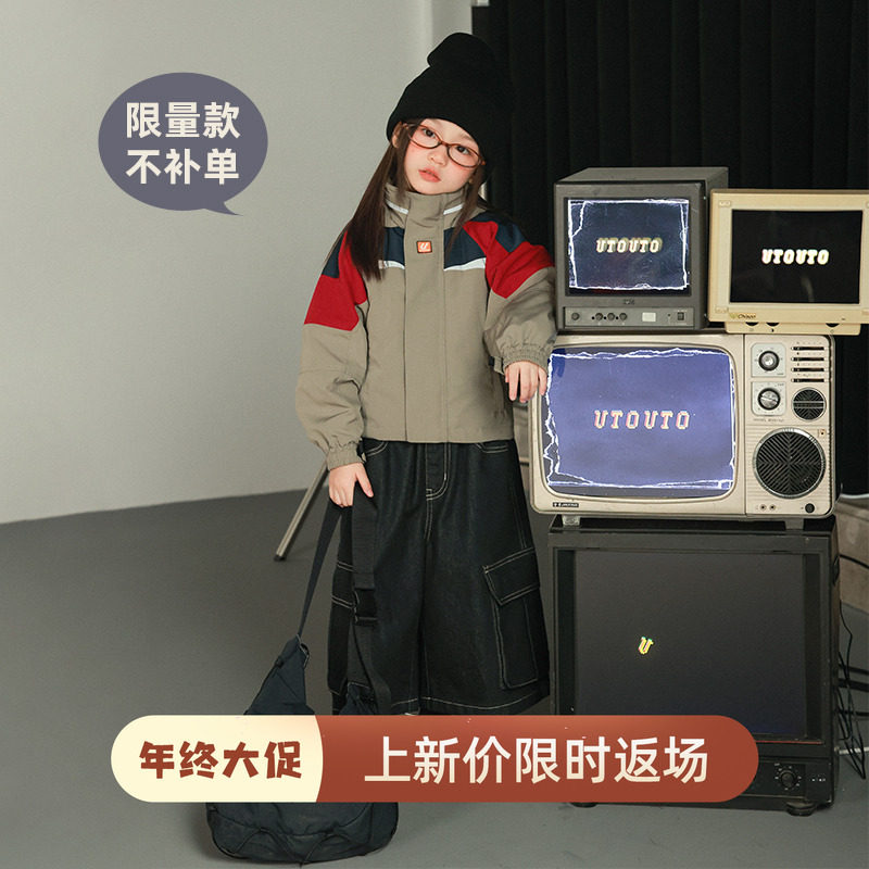 【限量】大耳象女童运动冲锋衣外套冬新款宝儿厚夹棉保暖防风上衣,童装/婴儿装/亲子装,普通外套,淘宝优惠券,粉丝福利购,淘宝优惠卷