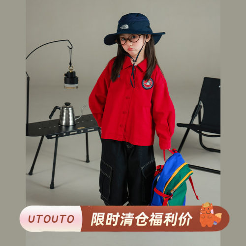 utouto秋季休闲章仔外套