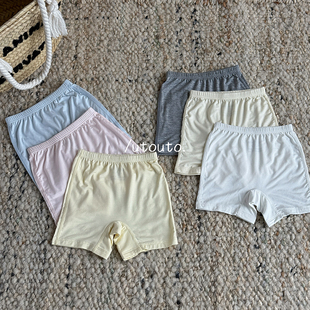 防走光防透弹力薄裤 新款 子 夏季 大耳象女童纯色安全裤