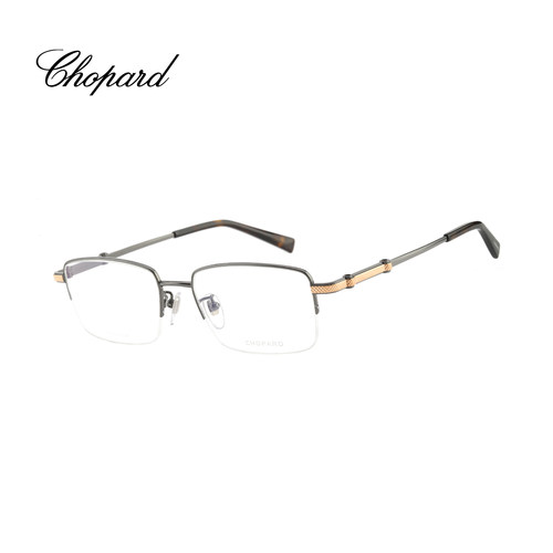 CHOPARD/萧邦钛金方形半框眼镜架