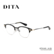 DITA眼镜IAMBIC日本手造眉毛架圆形半框商务时尚 DTX143 镜框男