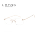 门店自提 LOTOS珞特斯眼镜框德国手工18k金商务眼镜架L20V111