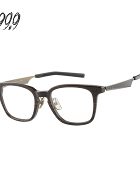 【门店自提】999.9眼镜男日本手工方框镜架女可配近视镜片NPM-111