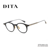 DITA眼镜日本手造钛金属近视镜架男轻圆形框复古眼镜女 DTX148