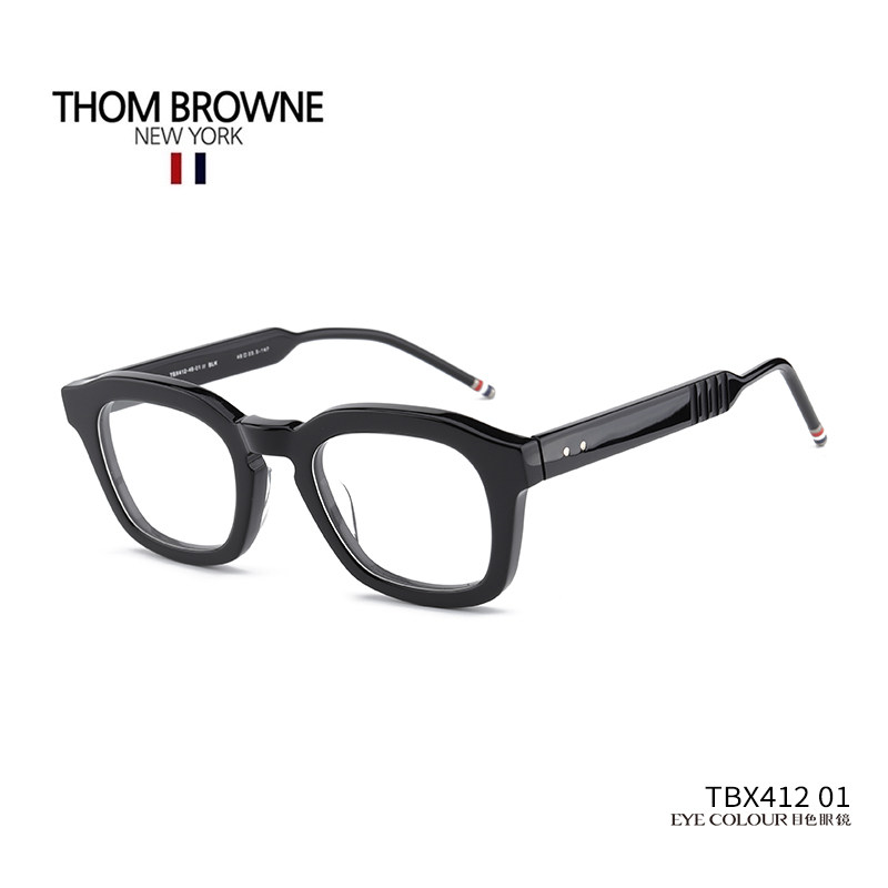 【门店现货】ThomBrowne汤姆布朗眼镜框复古方形镜架男女 UEO412A