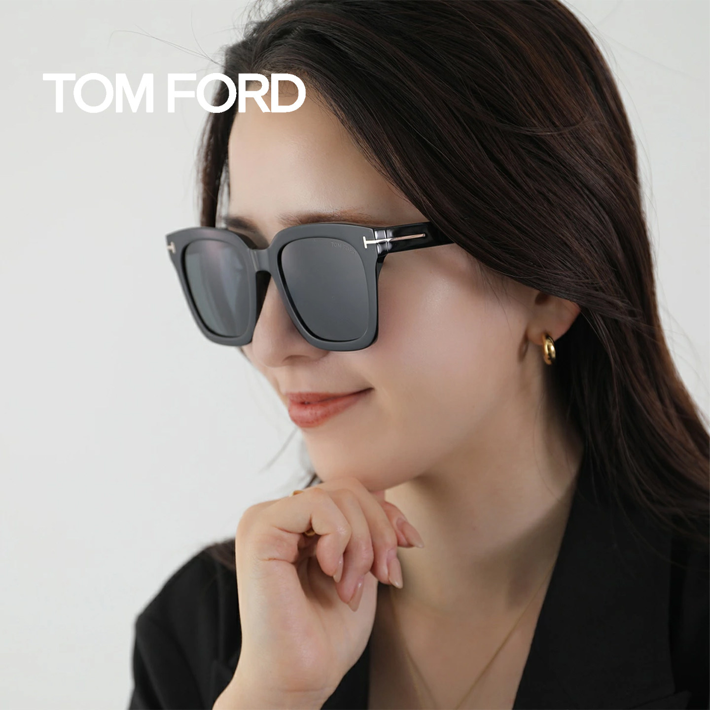 TomFord汤姆福特太阳镜男女款方形大框显脸小开车驾驶墨镜TF892-K