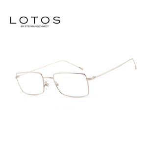 LOTOS珞特斯眼镜框德国手工18k金商务眼镜架L24B003 门店自提