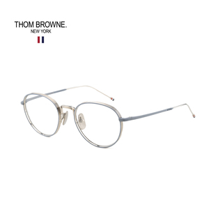ThomBrowne汤姆布朗眼镜框复古近视圆形钛金属日本手造TBX119 906