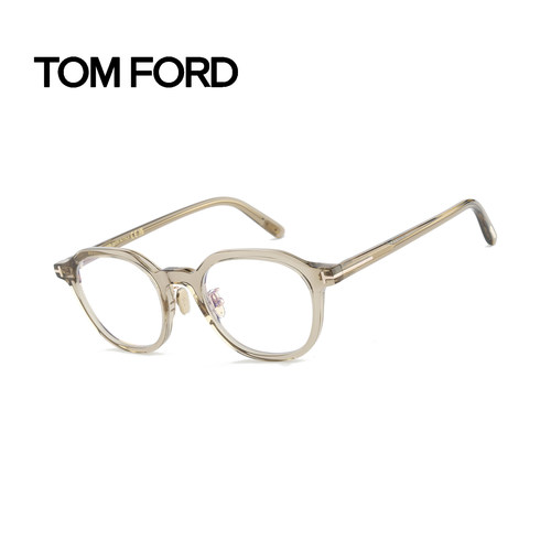 TomFord眼镜框男女2024新款圆形汤姆福特防蓝光近视镜架 TF6011KB
