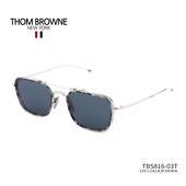 ThomBrowne墨镜男汤姆布朗金丝双梁方形时尚 太阳眼镜女防晒TBS816