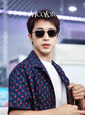 MCOLOR墨镜男女沈腾王牌同款时尚方框金丝太阳镜WL120903/Brera