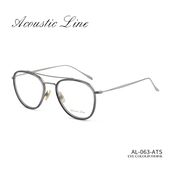 Acoustic Line眼镜声线飞行员日本手工镜框文艺近视镜架钛 063