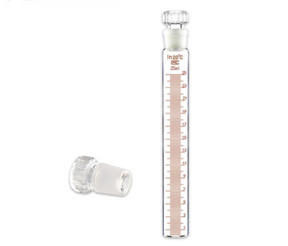 玻璃膨胀度测定管膨胀测定试管25ml分度0.2ml药典专用脂肪测定器