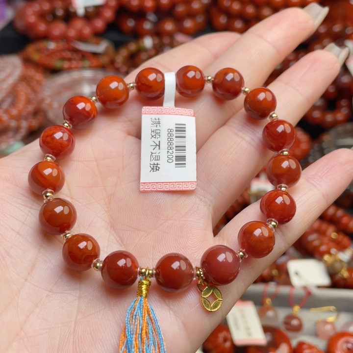 64号漏价云端精品瓦西高级美火焰纹DIY精美手串卡9+