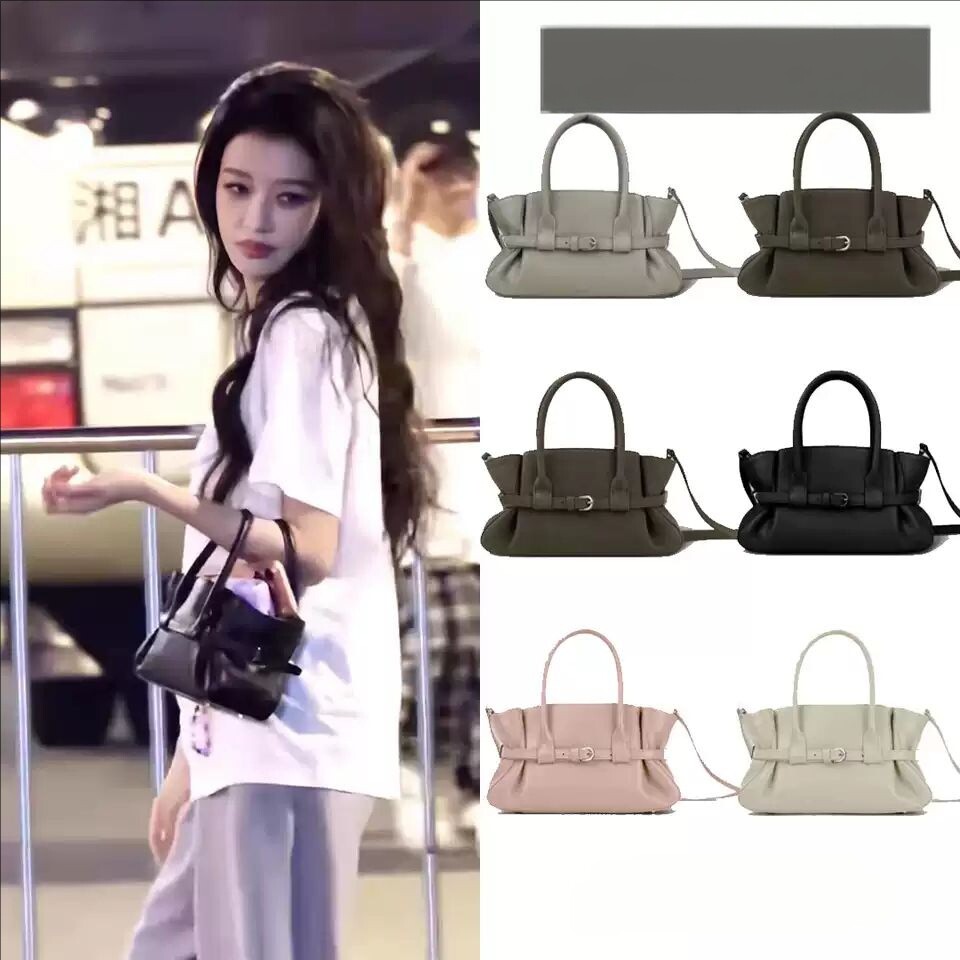 香蕾尔设计师品牌设计感金秋天同款可手拎可斜跨纯皮包长链条女包