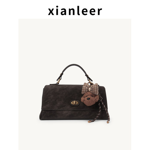 XIANLEER香蕾尔2026新款手提包枕头包女通勤百搭复古单肩斜跨女包