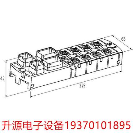 议价直拍不发：55268 MURR MVK+ MPNIO DI8 DI8 PUSH PULL电源插