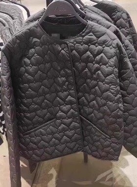 秋季新品 女装 心形绗线棉服夹克外套 3046830 712