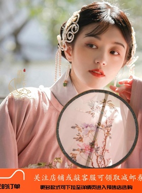 【她们都说我是蚌精】 原创设计珍珠串珠发饰-210201【现货】