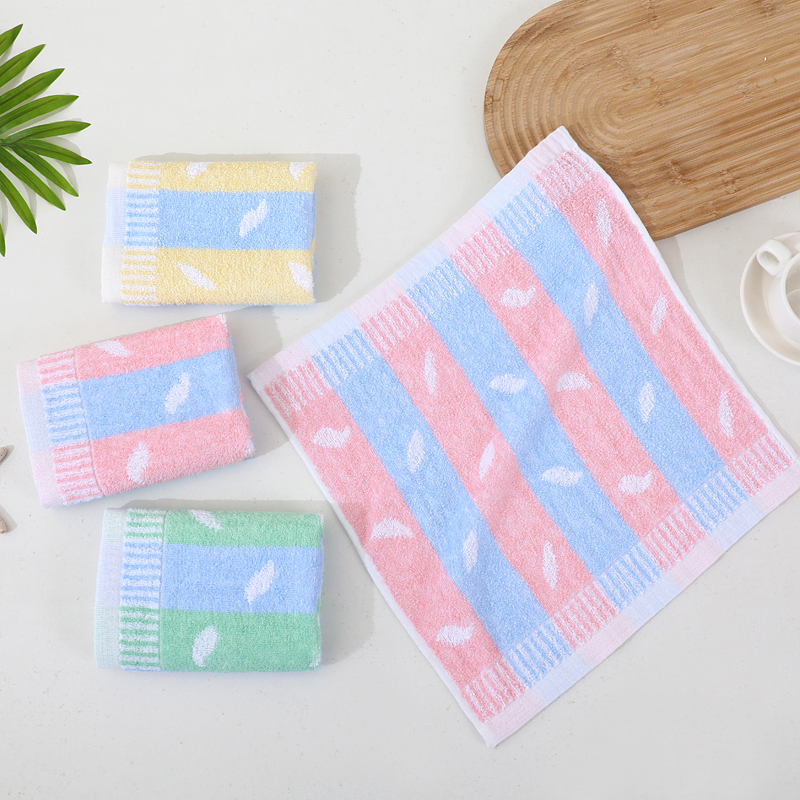 34x34薄款纯棉毛巾洗脸方巾柔软吸水不掉毛家用成人易拧干方巾
