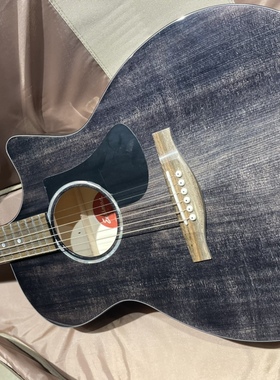 大连星光吉他伊斯特曼pch3gactbk黑色枫木民谣吉他