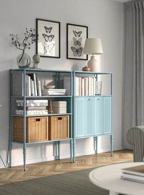 IKEA宜家代购索格麦斯储物组合164x35x128厘米家用置物架储物柜