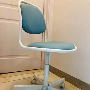 宜家代购奥菲儿童书桌椅家用书房旋转学习书桌椅可升降休闲椅