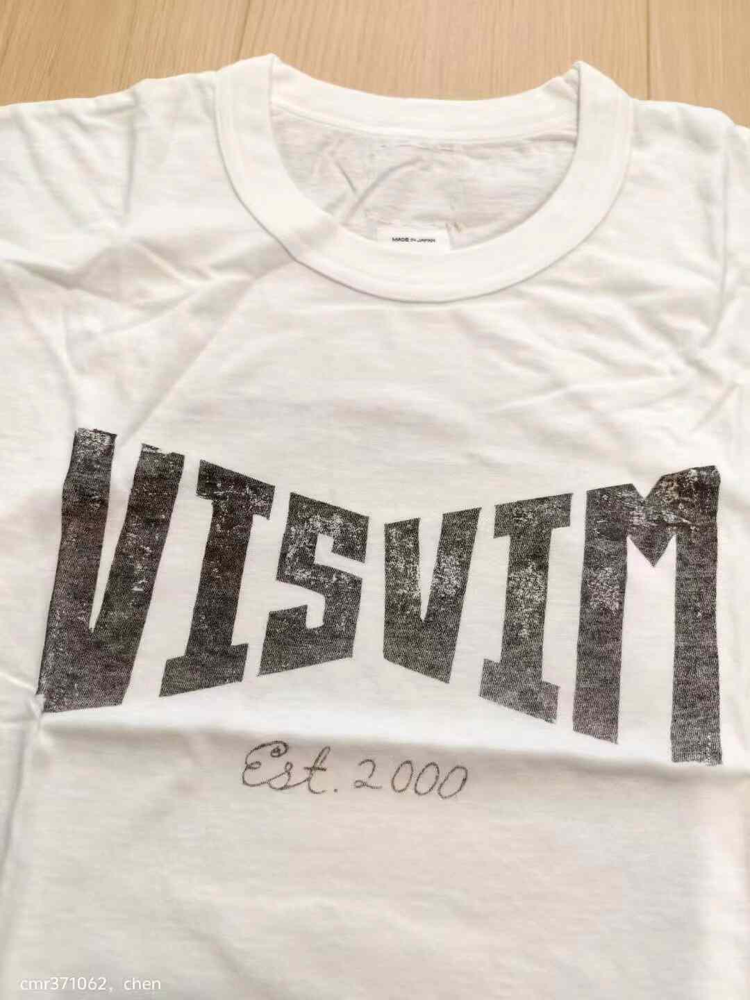 visvim 24ss heritage tee s/s — back