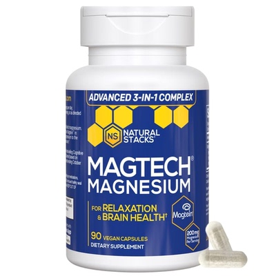 MagTech Magnesium Supplement - 3 Forms of Magnesium: Magtein