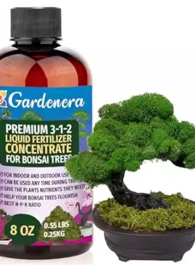 Premium Liquid Bonsai Plant Fertilizer - 3-1-2 Concentrat