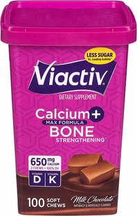 Viactiv Calcium +Vitamin D3 Supplement Milk Chocolate