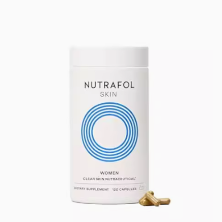 Nutrafol Clear Skin Acne Supplement for Women， Clinically