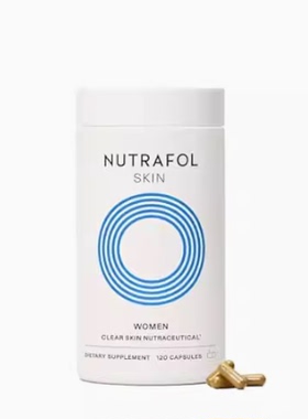Nutrafol Clear Skin Acne Supplement for Women， Clinically