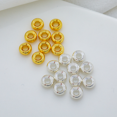 18k包金保色车轮珠隔珠隔片