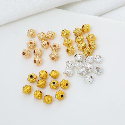 18K包金镀金保色古法齿轮珠