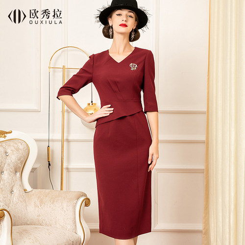 喜婆婆婚宴春夏年会敬酒服妈妈装