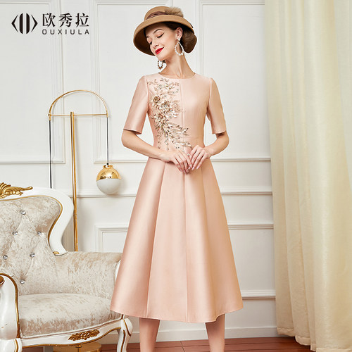 洋气优雅风婚礼高贵喜婆婆妈妈装