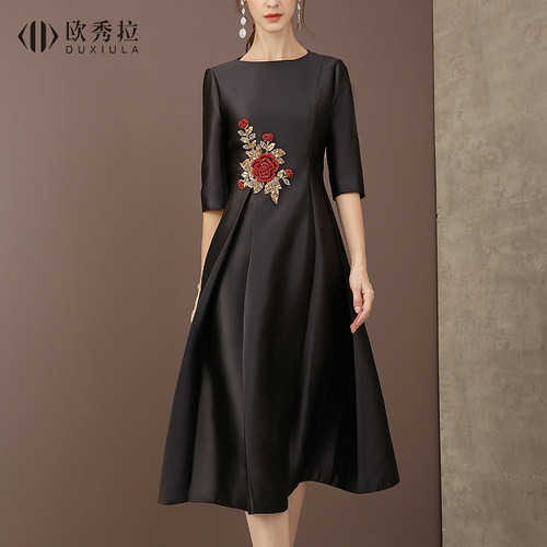 婚礼新款高贵气质喜婆婆妈妈装