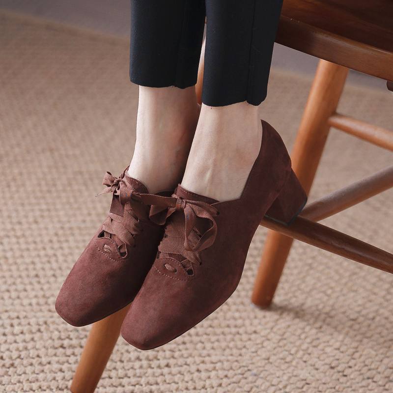 iinzi林印象显瘦新款羊绒面鞋子