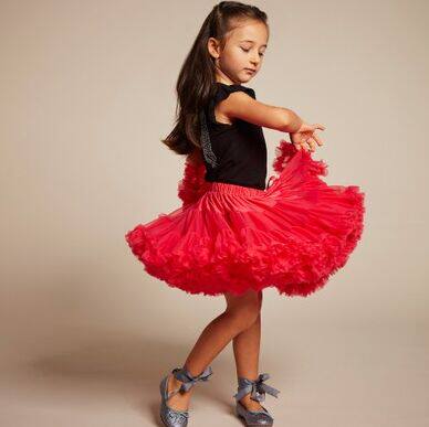 Jupe enfant en mousseline de soie - Ref 2048969 Image 1