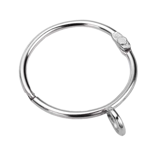 窗帘开口挂环圈活口金属挂钩罗马杆圆圈窗帘扣环活扣窗帘配件吊环