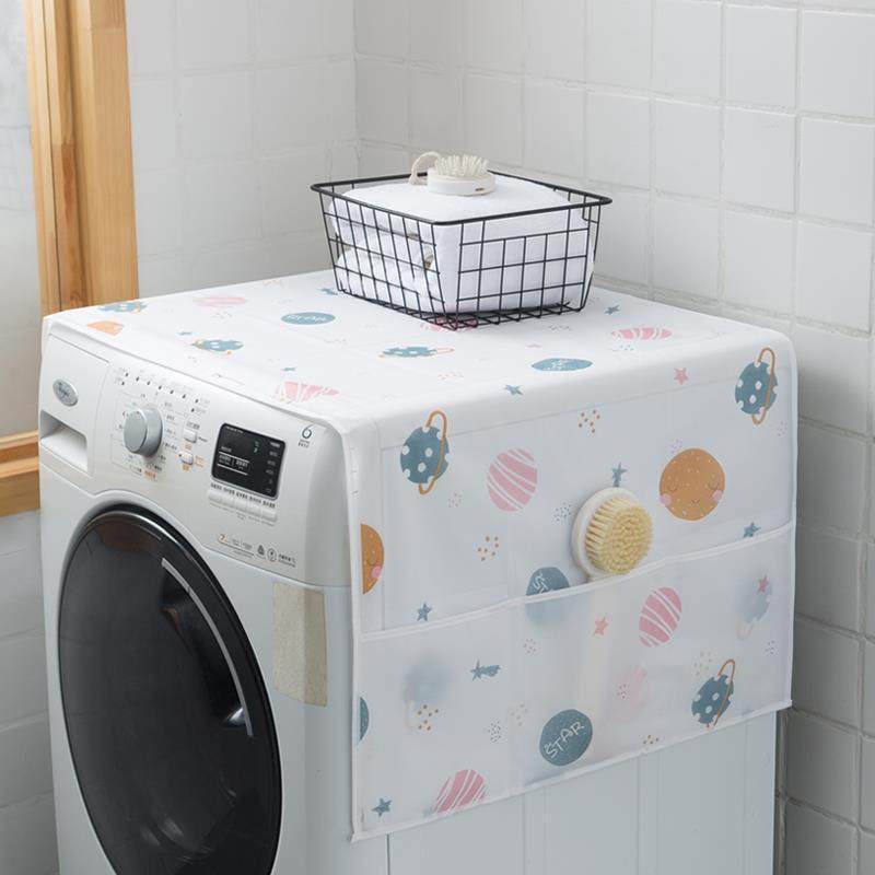 防水冰箱盖布防尘布冰箱罩套防尘防油单双开门洗衣机盖巾2026新款,居家布艺,万能盖巾,淘宝优惠券,粉丝福利购,淘宝优惠卷