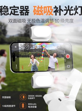适用影石Insta360 Flow 2 Pro补光灯云台补光灯打光灯专用灯配件影石Flow 2 Plus稳定器补光灯