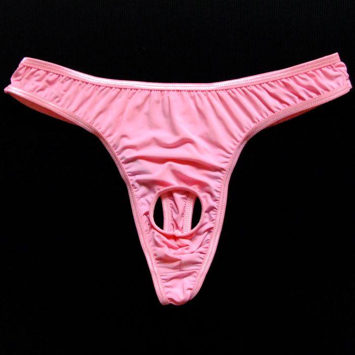 男性感丁字裤t裤男低腰性感透明冰丝牛奶丝超薄紧身骚气内裤t-191