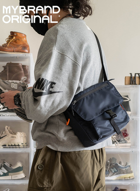 埋不烂轻舟 时尚通勤单肩包男女收纳休闲小方包斜挎包5L M23-9